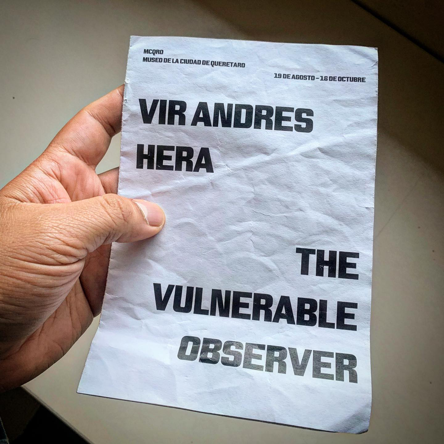 The Vulnerable Observer - Vir Andres Hera