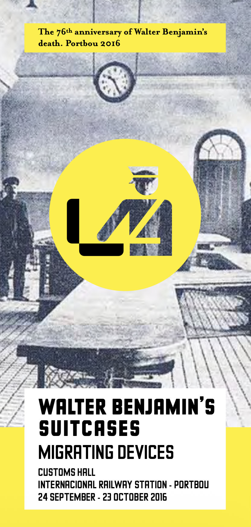 Internacional Railway Station, Portbou — Walter Benjamin’s Suitcases, Group show - Vir Andres Hera